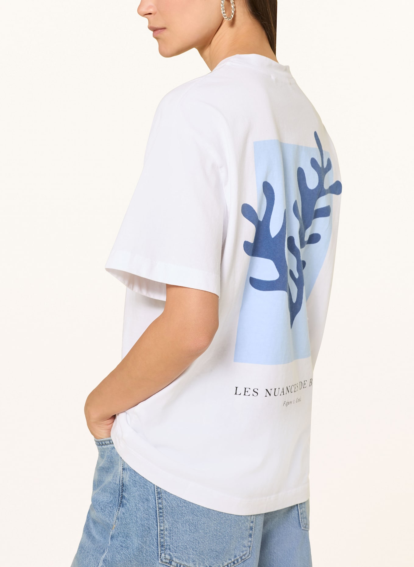 NEO NOIR T-shirt MALIN, Color: right through to school shirts and skirts (Image 4)