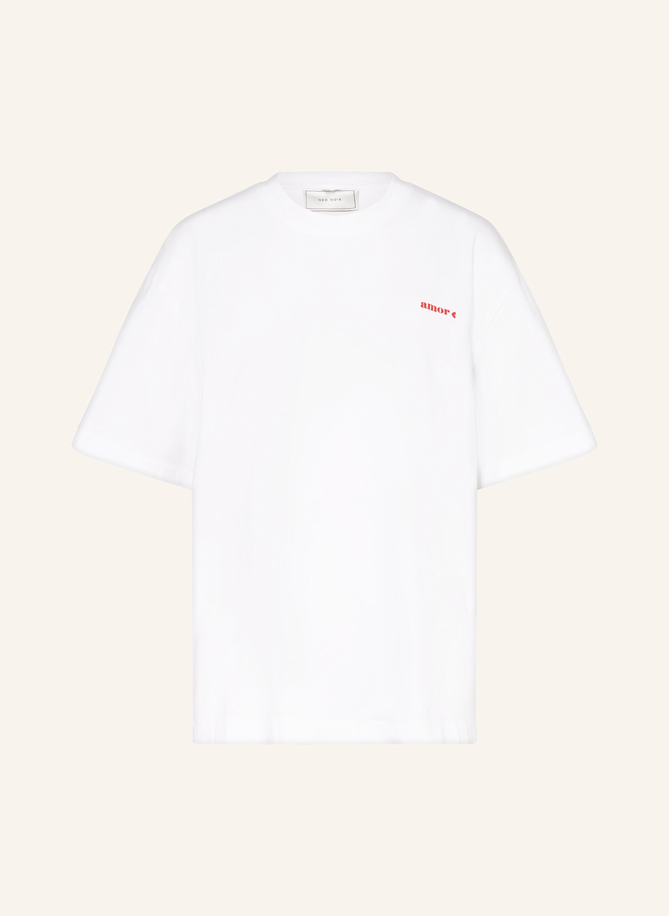 NEO NOIR T-shirt MALIN MUCHO: WHITE