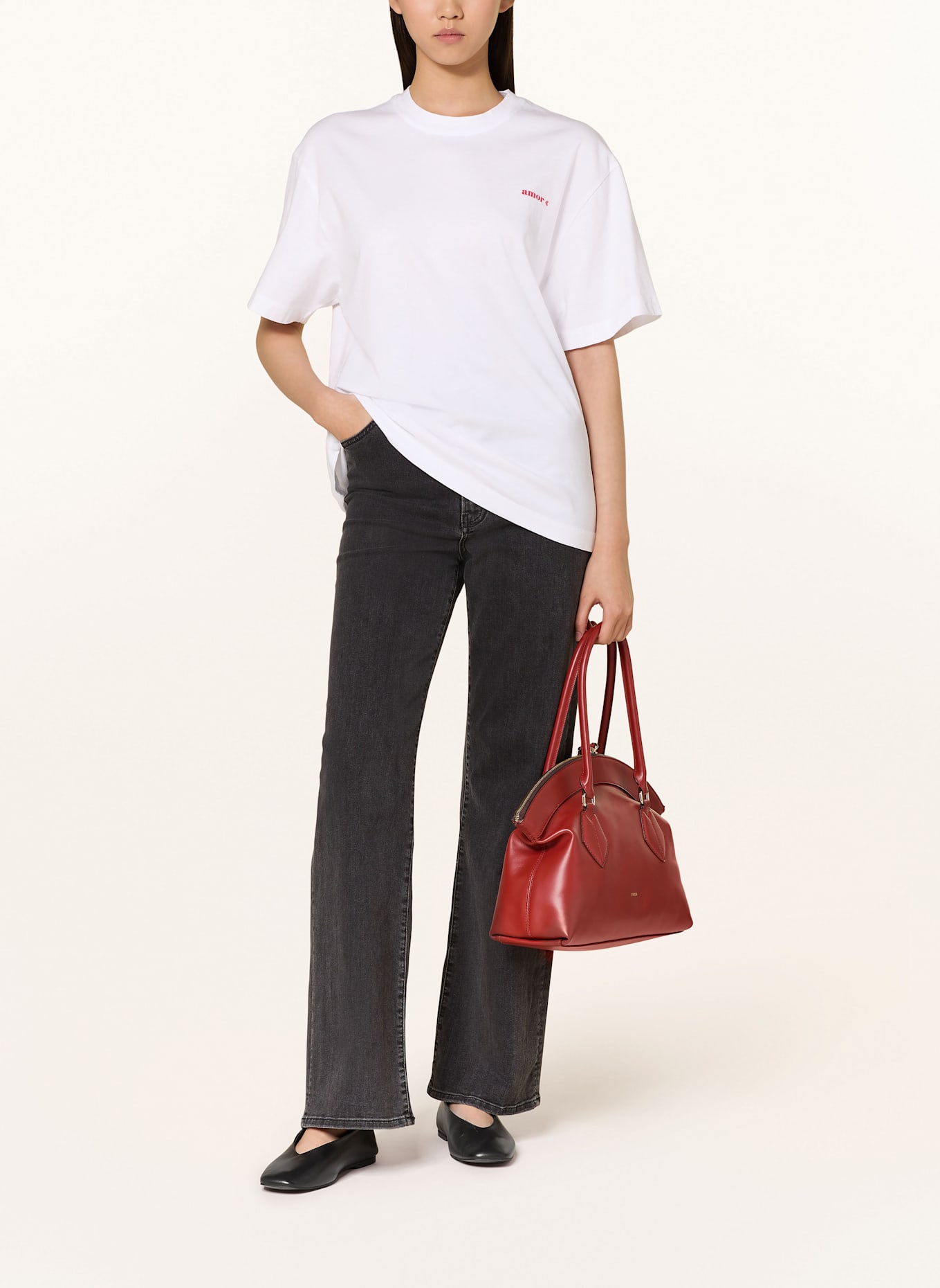 NEO NOIR T-shirt MALIN MUCHO: WHITE