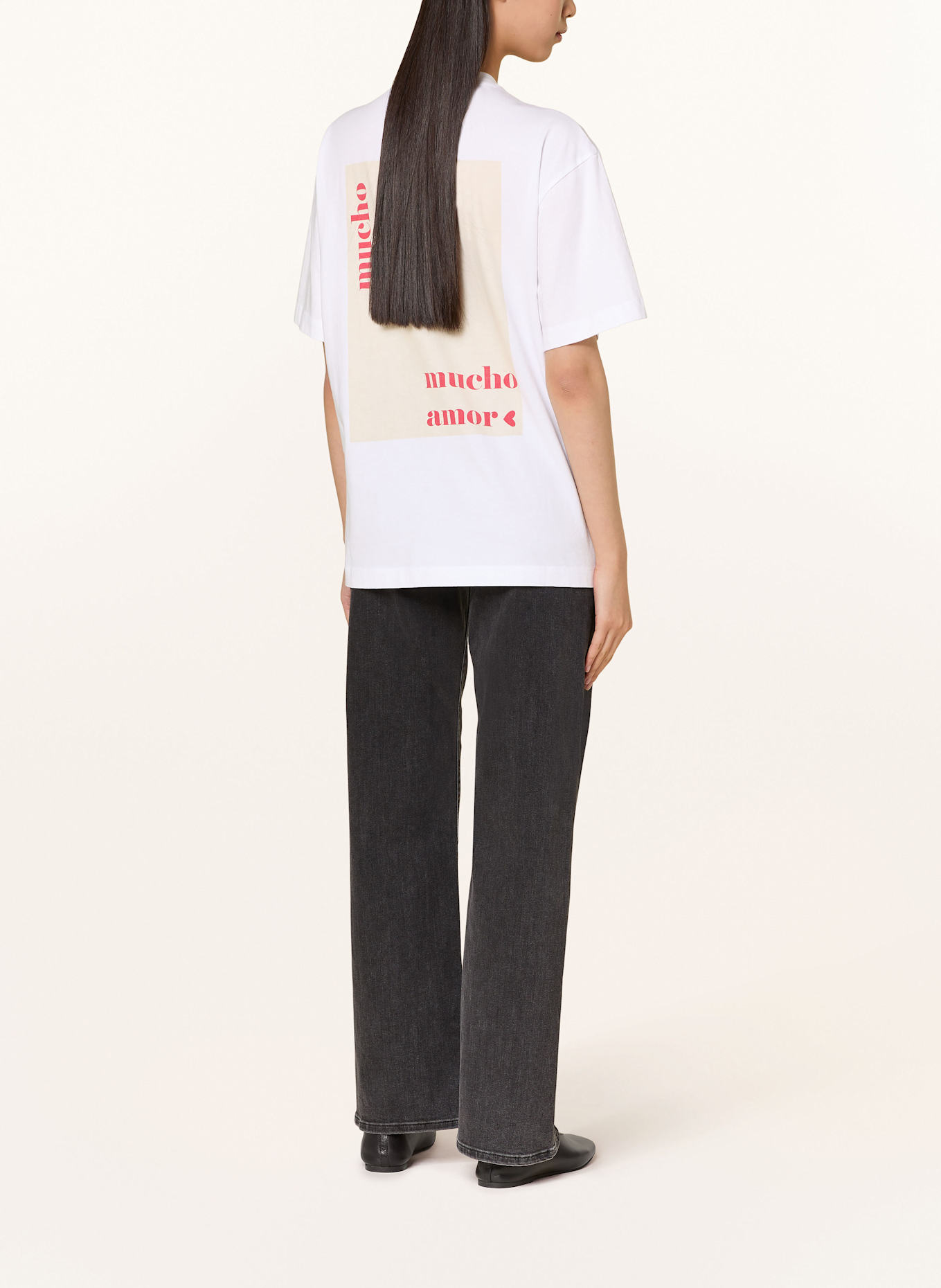 NEO NOIR T-shirt MALIN MUCHO: WHITE