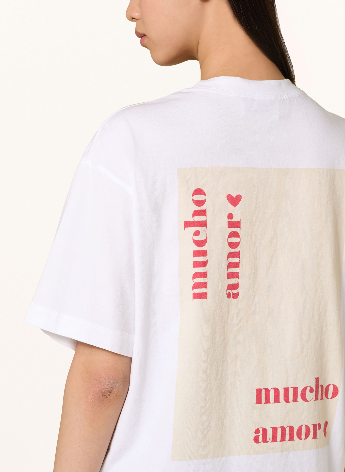 NEO NOIR T-shirt MALIN MUCHO: WHITE