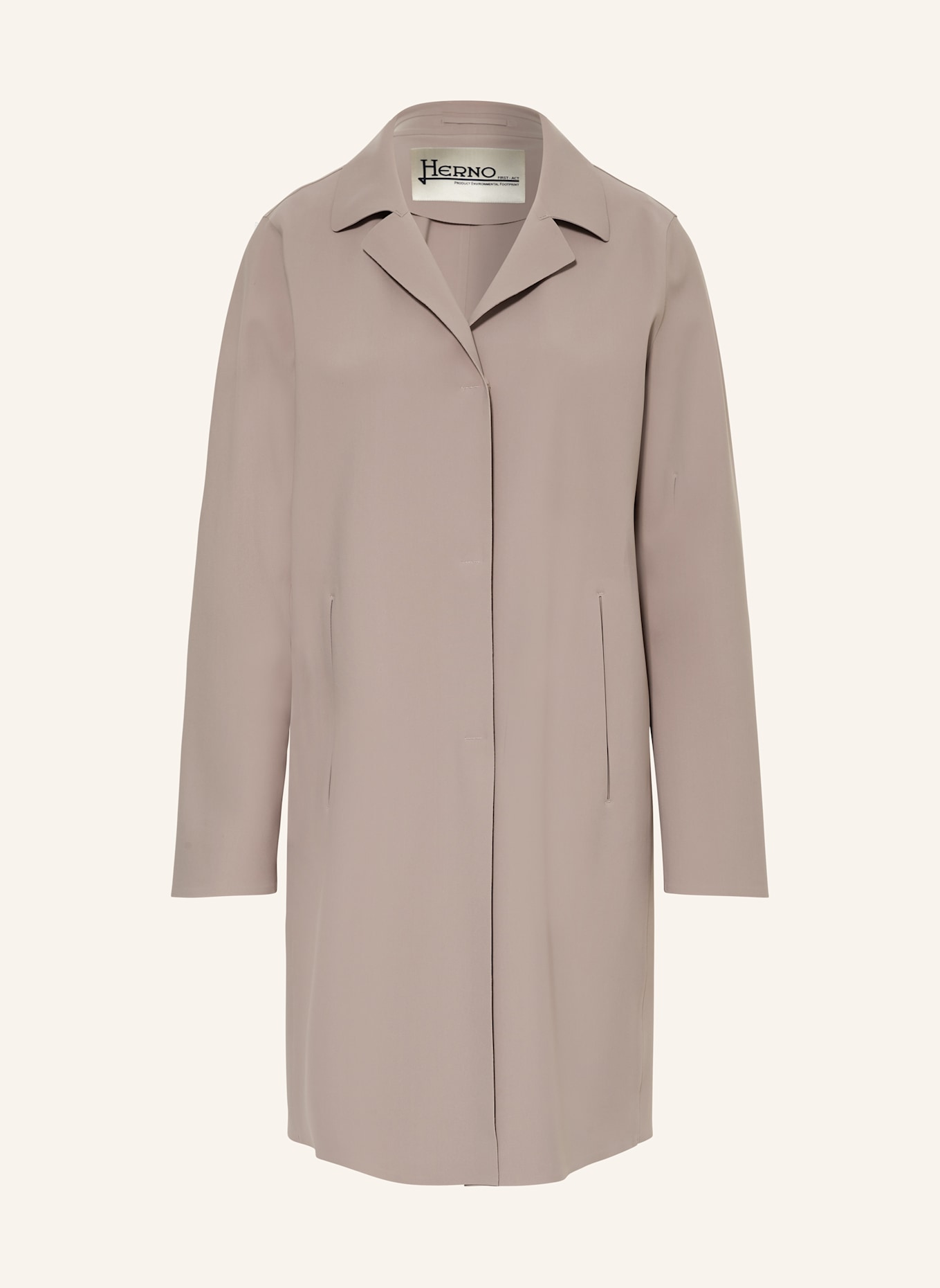 HERNO Mantel: TAUPE
