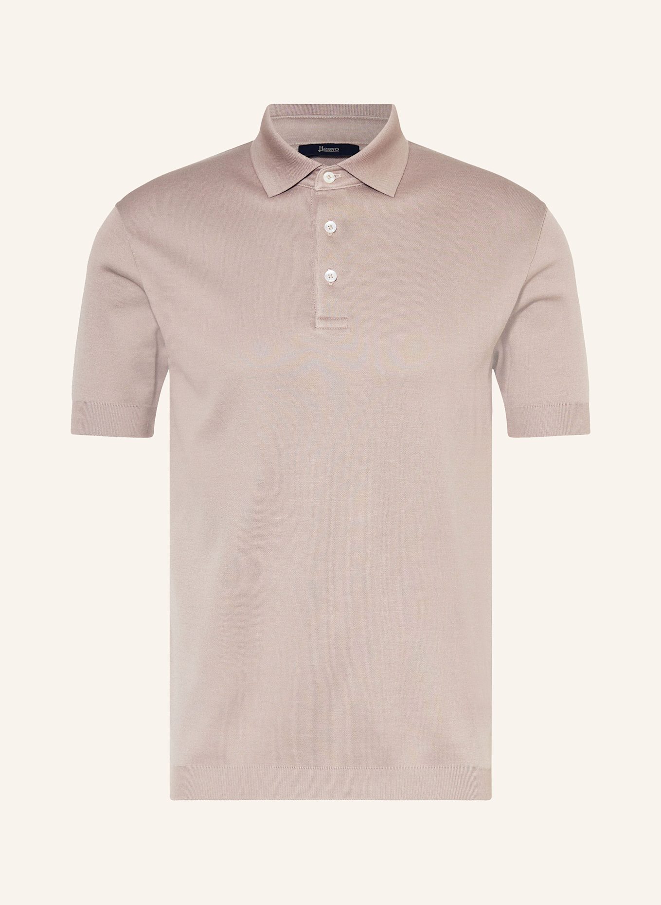 HERNO Jersey-Poloshirt: TAUPE