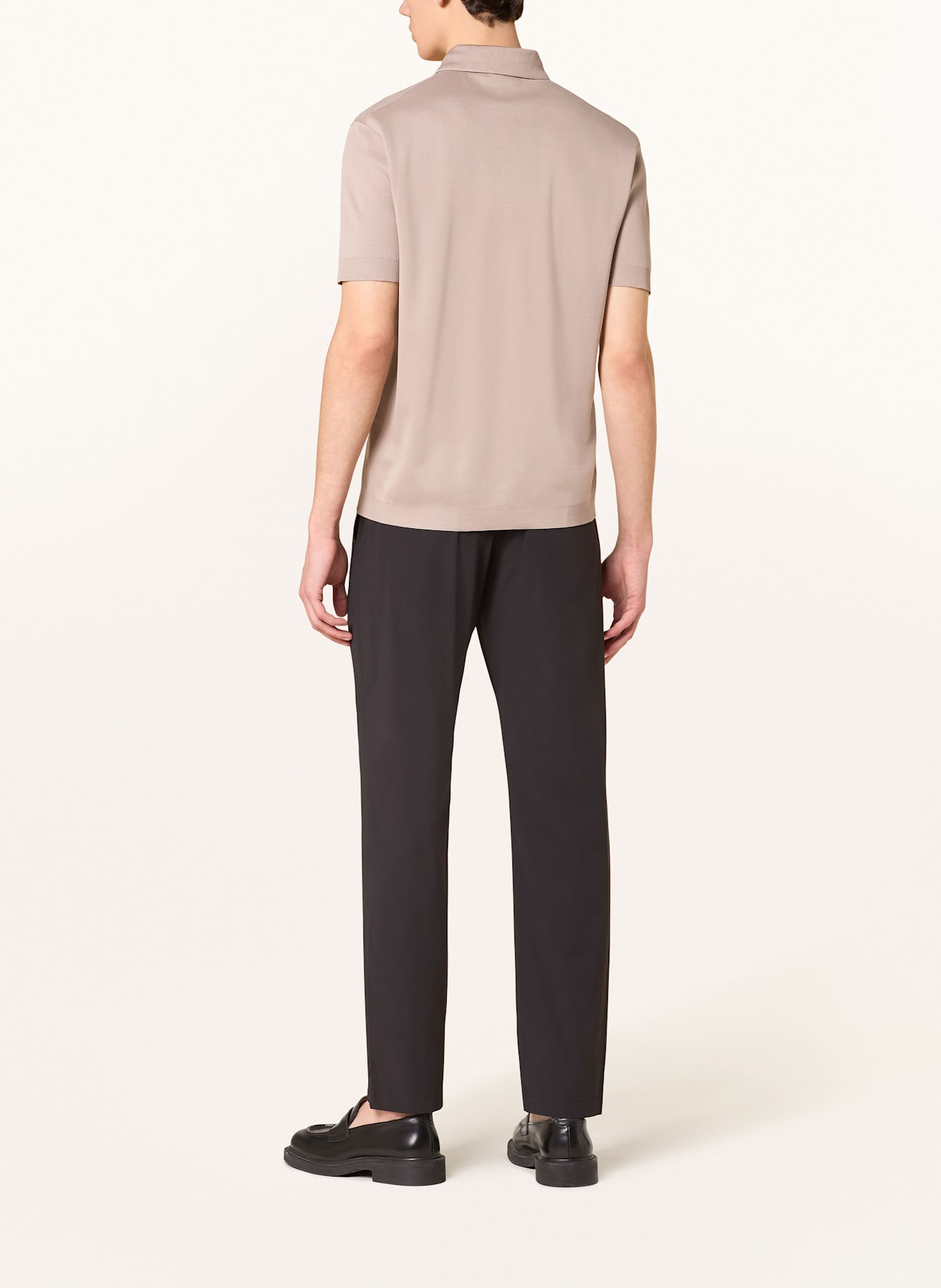 HERNO Jersey-Poloshirt: TAUPE