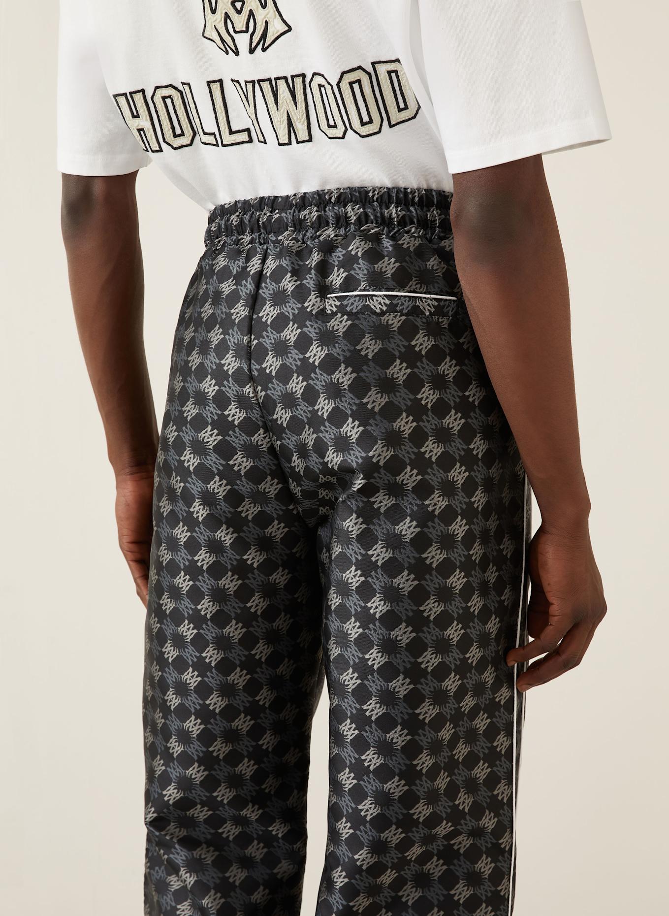 AMIRI Pants in jogger style regular fit: BLACK/ TAUPE/ BLUE GRAY