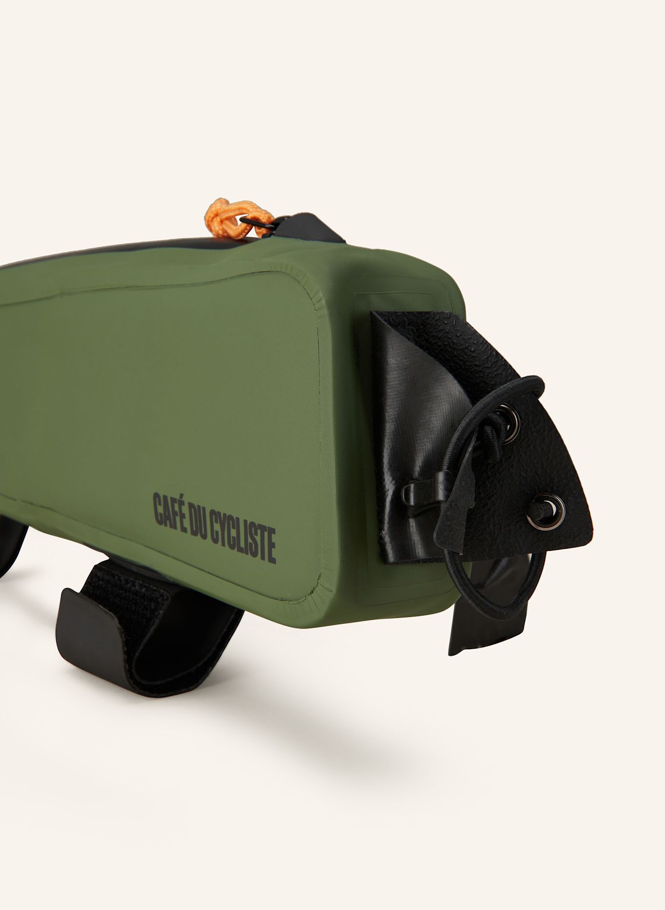 CAFÉ DU CYCLISTE Sakwa rowerowa TOP TUBE: KHAKI