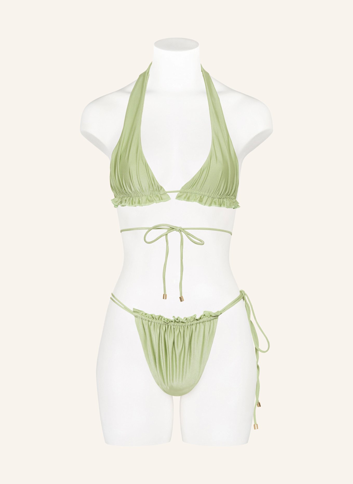 JANTHEE Neckholder-Bikini-Top OLYMPIA: HELLGRÜN