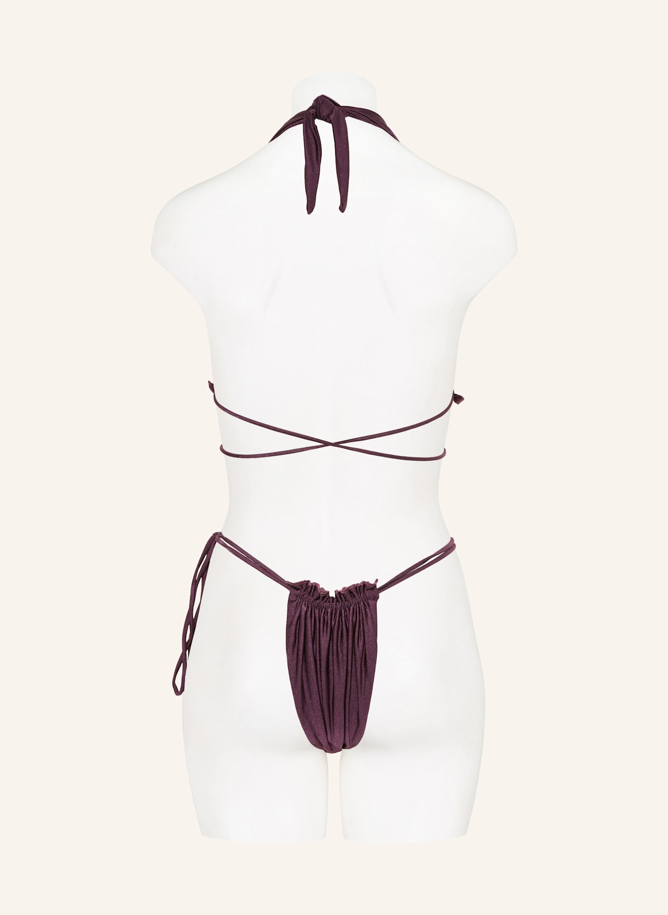 JANTHEE Triangel-Bikini-Hose AMY: DUNKELLILA