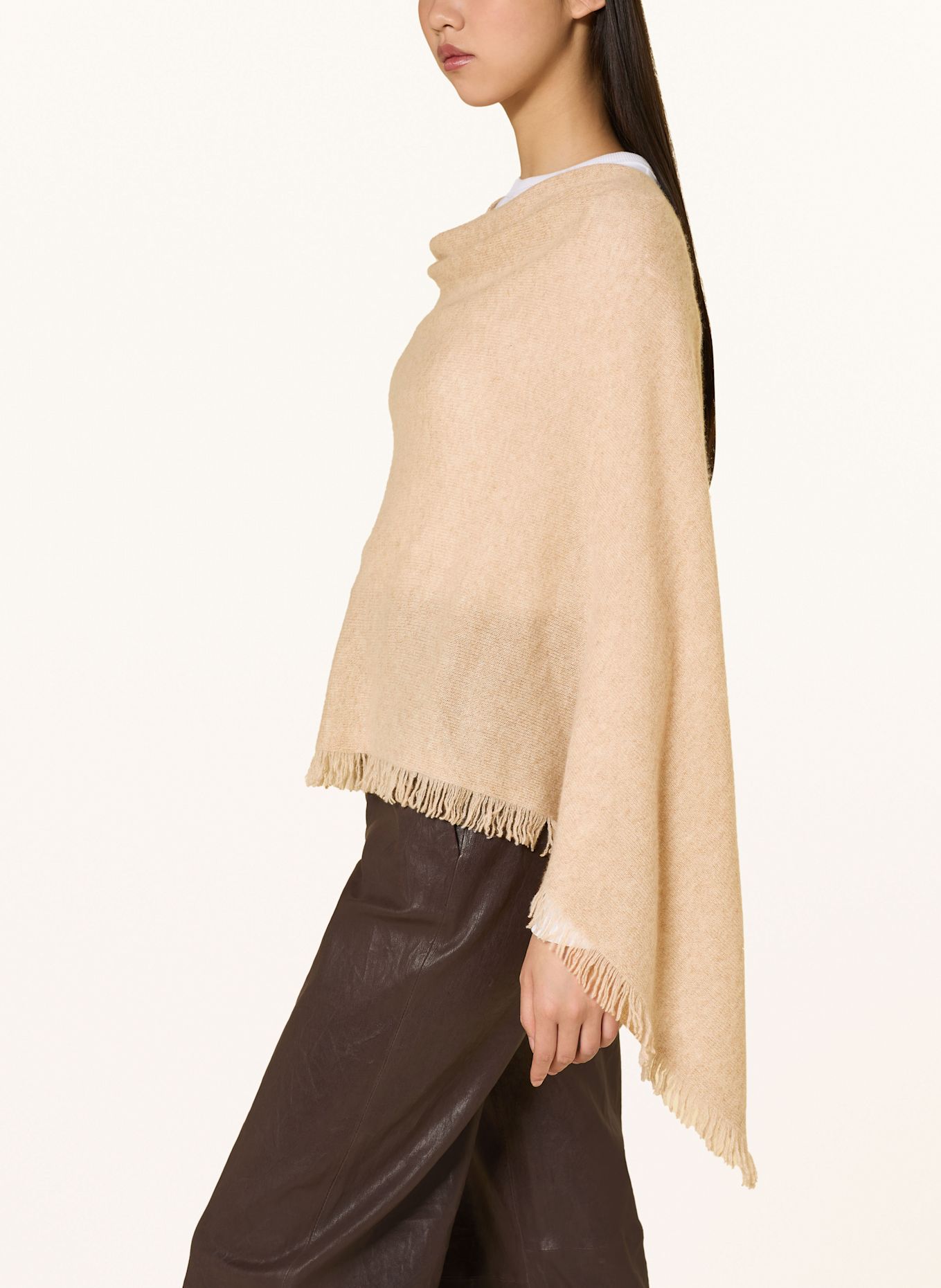 REPEAT Kašmírové pončo: VELBLOUDÍ