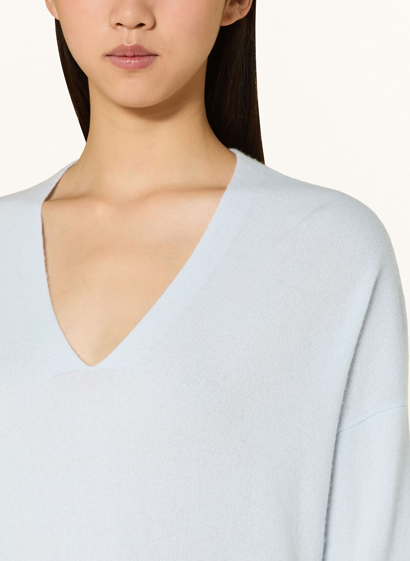 REPEAT Cashmere-Pullover: HELLBLAU