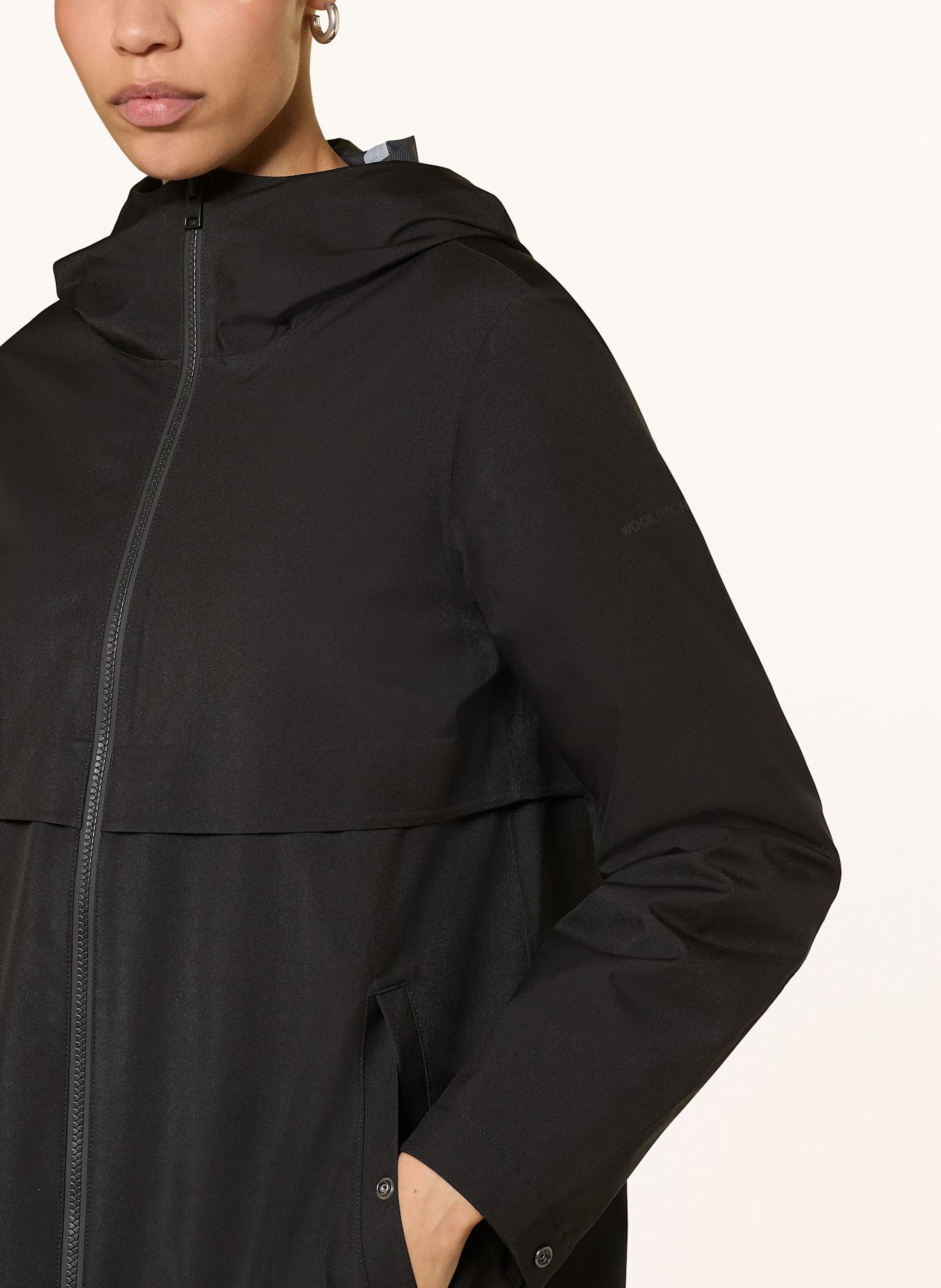 WOOLRICH Regenmantel, Farbe: SCHWARZ (Bild 5)