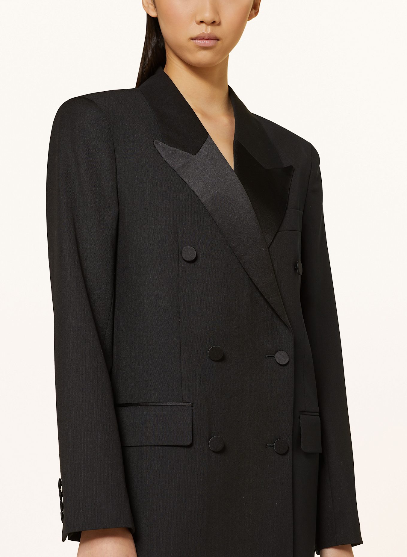 ANINE BING Blazerkleid ROSS: SCHWARZ