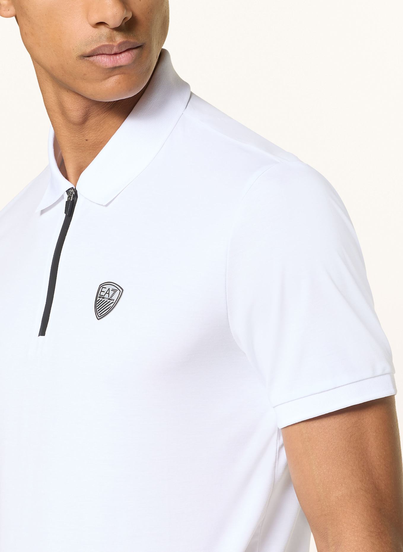 EA7 EMPORIO ARMANI Funktions-Poloshirt TRAIN PREMIUM: WEISS