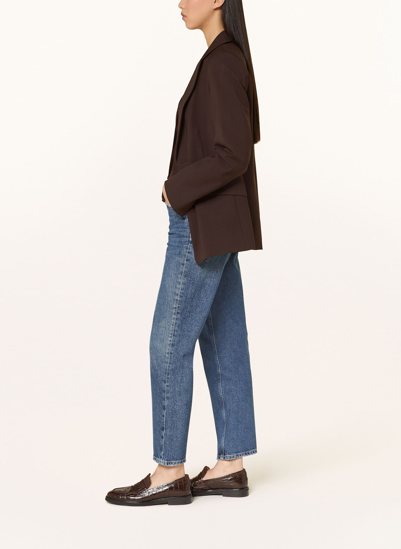 AGOLDE 7/8 jeans 90'S PINCH WAIST: solace dk ind vint