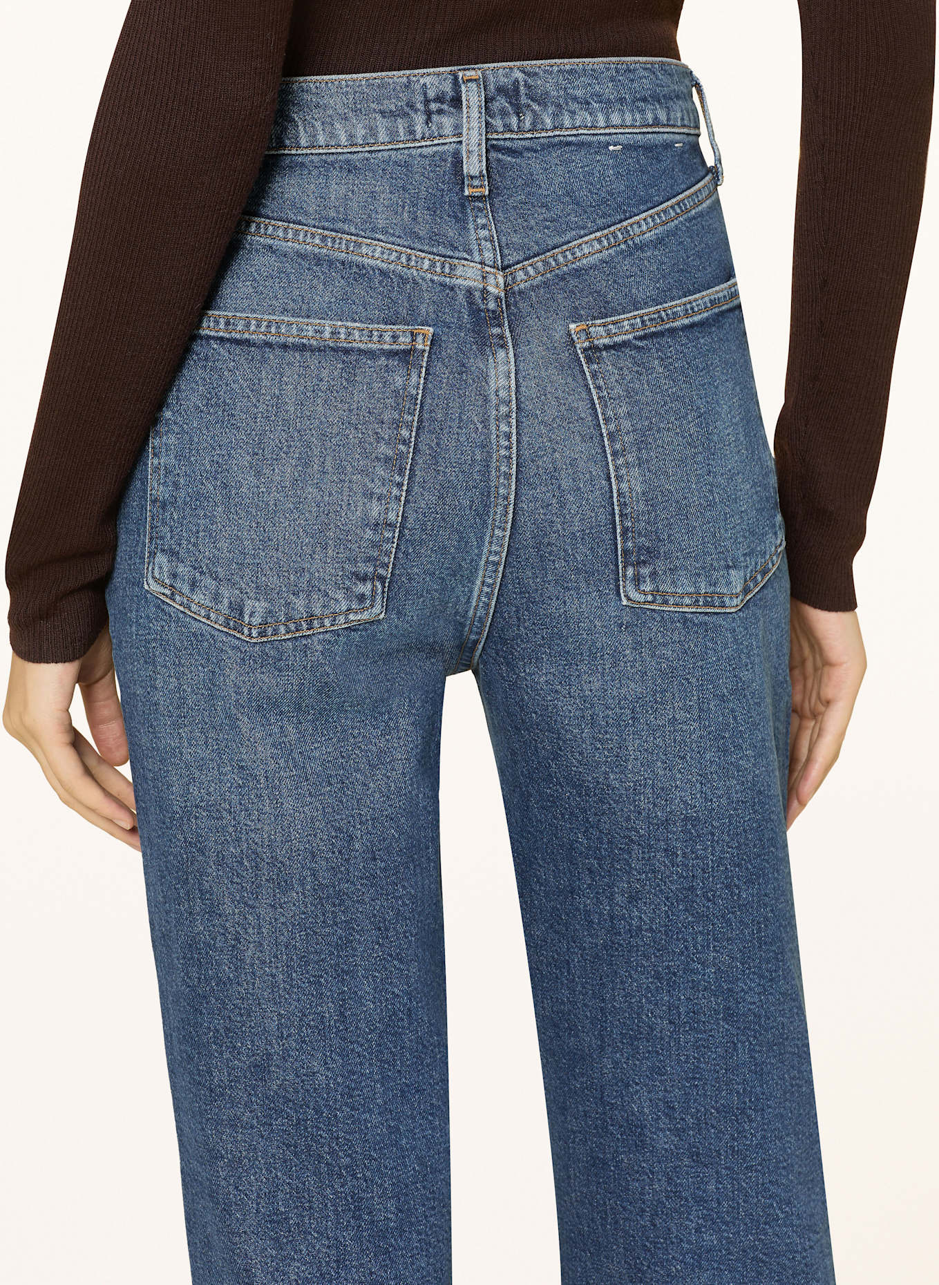AGOLDE 7/8 jeans 90'S PINCH WAIST: solace dk ind vint