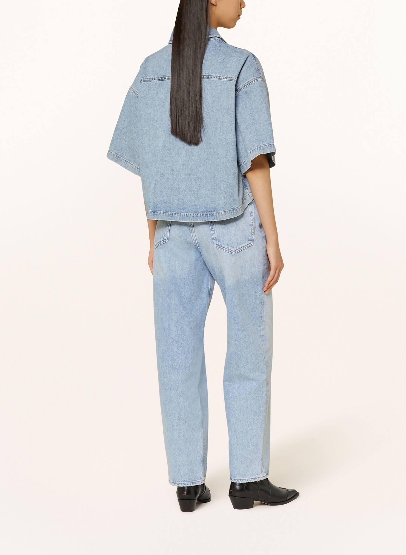 AGOLDE V-WAIST BAGGY Crisscross jeans: prevail It marbled ind