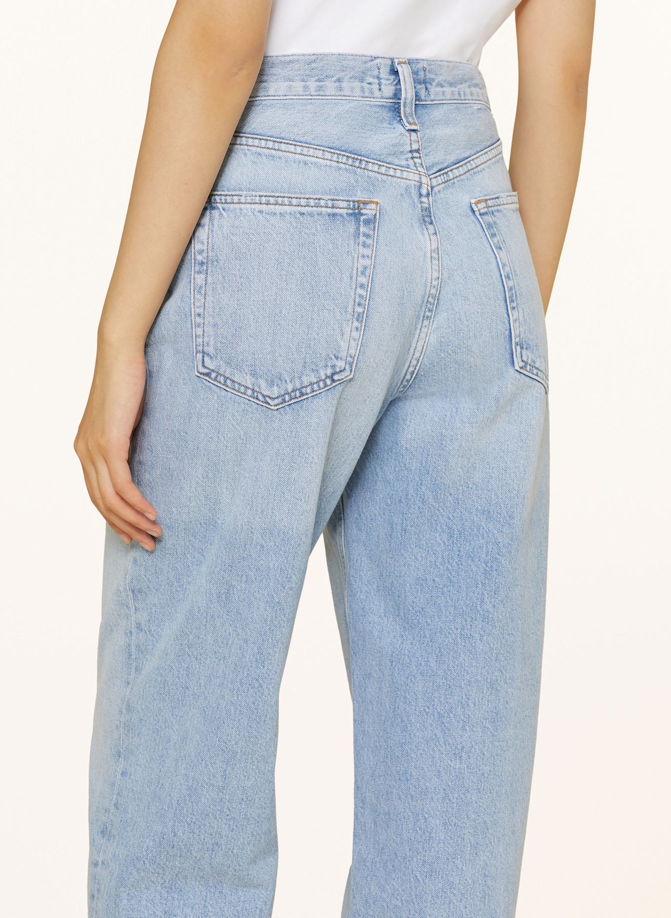 AGOLDE V-WAIST BAGGY Crisscross jeans: prevail It marbled ind