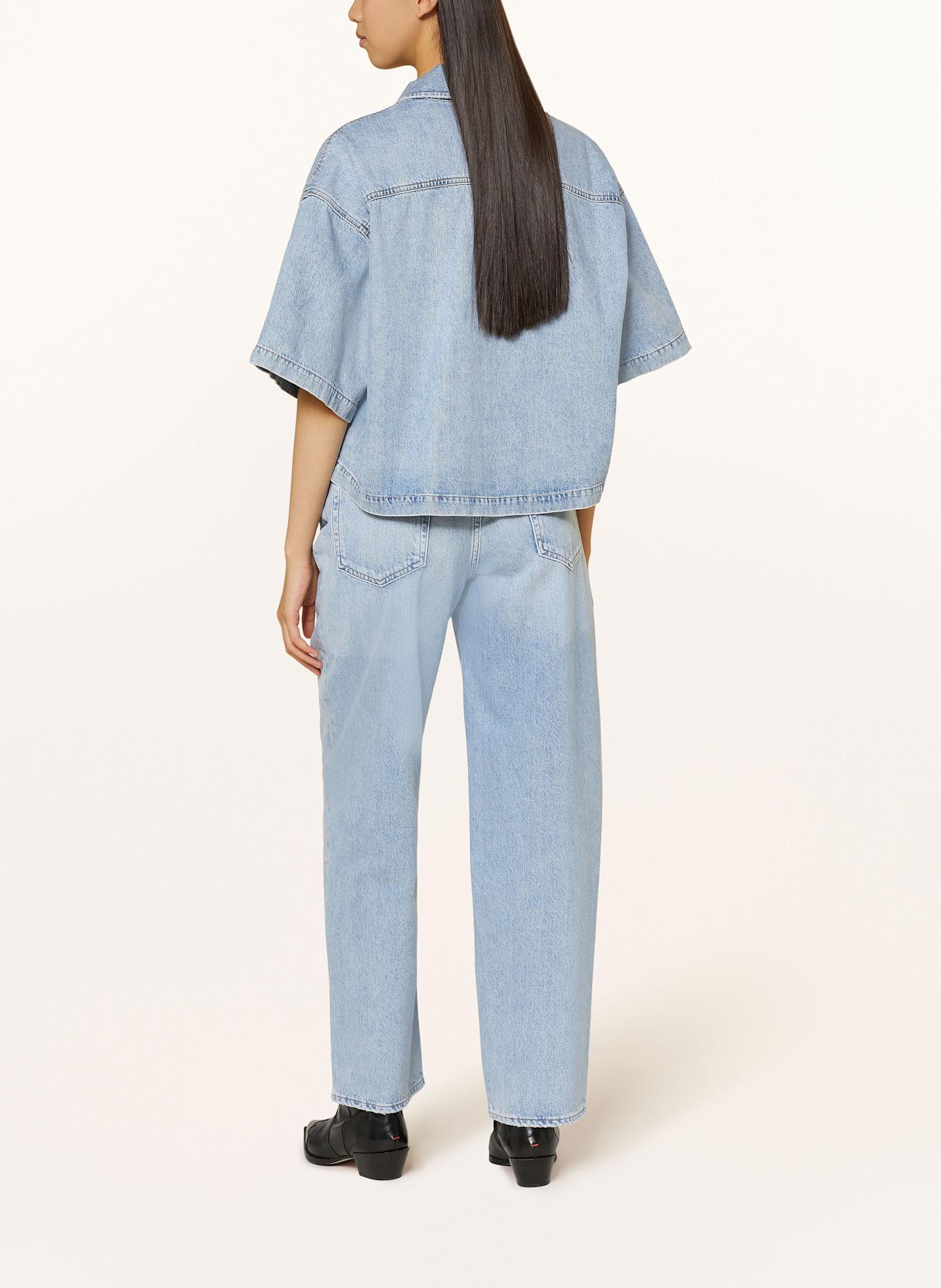 AGOLDE Denim blouse RONA: LIGHT BLUE