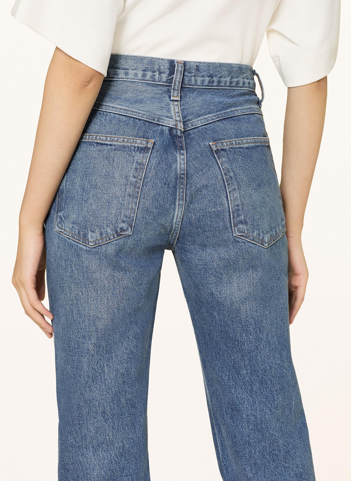 AGOLDE Jeansy flare LEENA: placebo dk vint ind cut