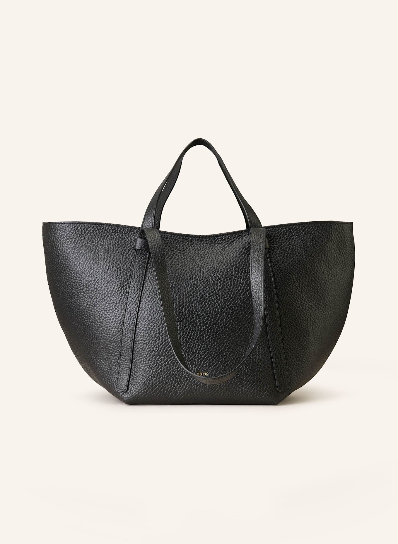 abro Shopper COSMO mit Pouch: SCHWARZ