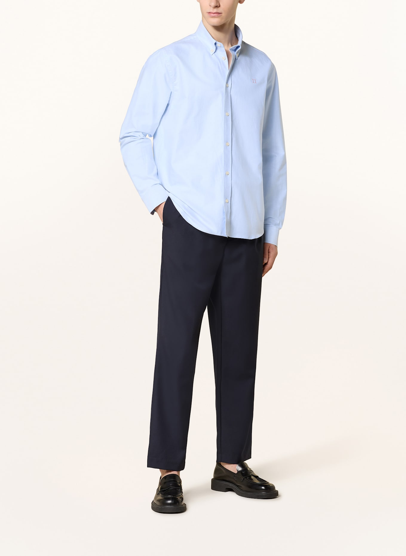 LES DEUX Oxfordhemd KONRAD Comfort Fit: HELLBLAU