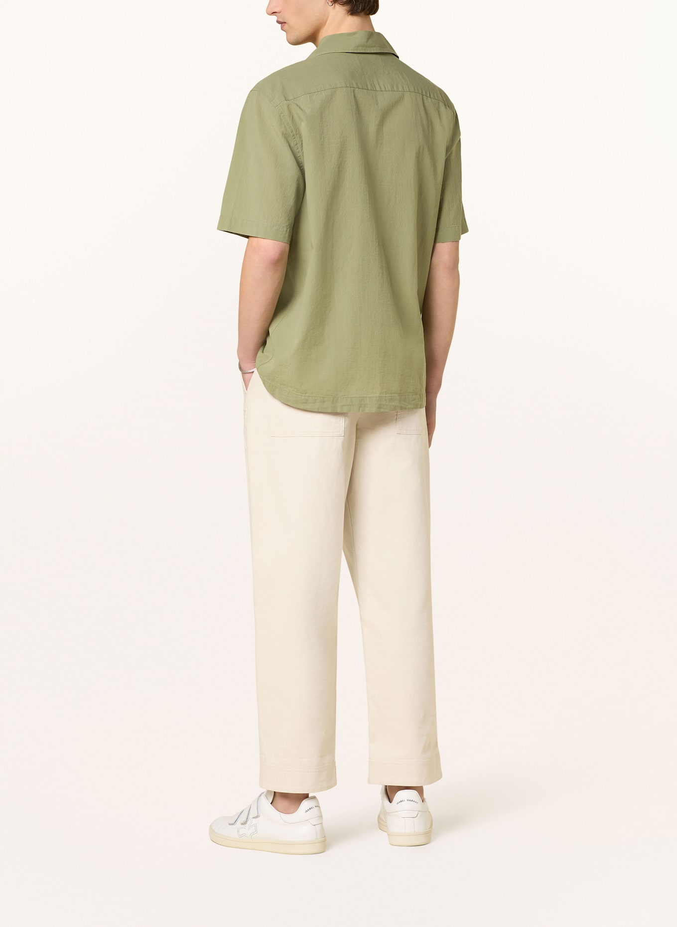 FRED PERRY Resorthemd Comfort Fit: OLIV