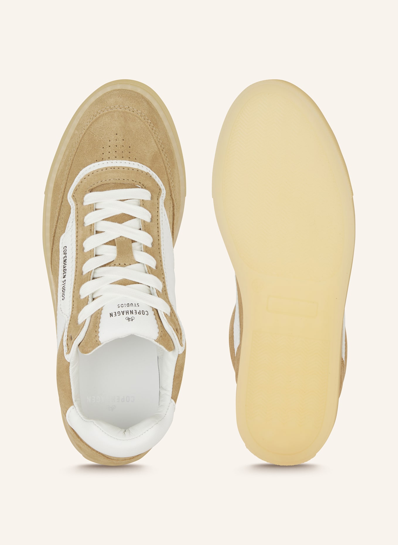 COPENHAGEN Sneaker CPH90: CAMEL/ WHITE