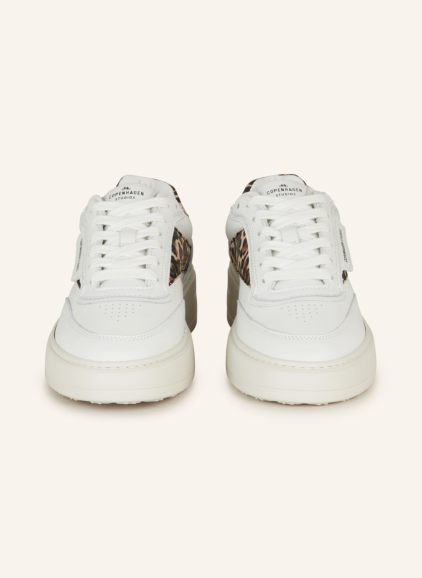 COPENHAGEN Sneaker CPH89, Farbe: WEISS/ BRAUN (Bild 3)