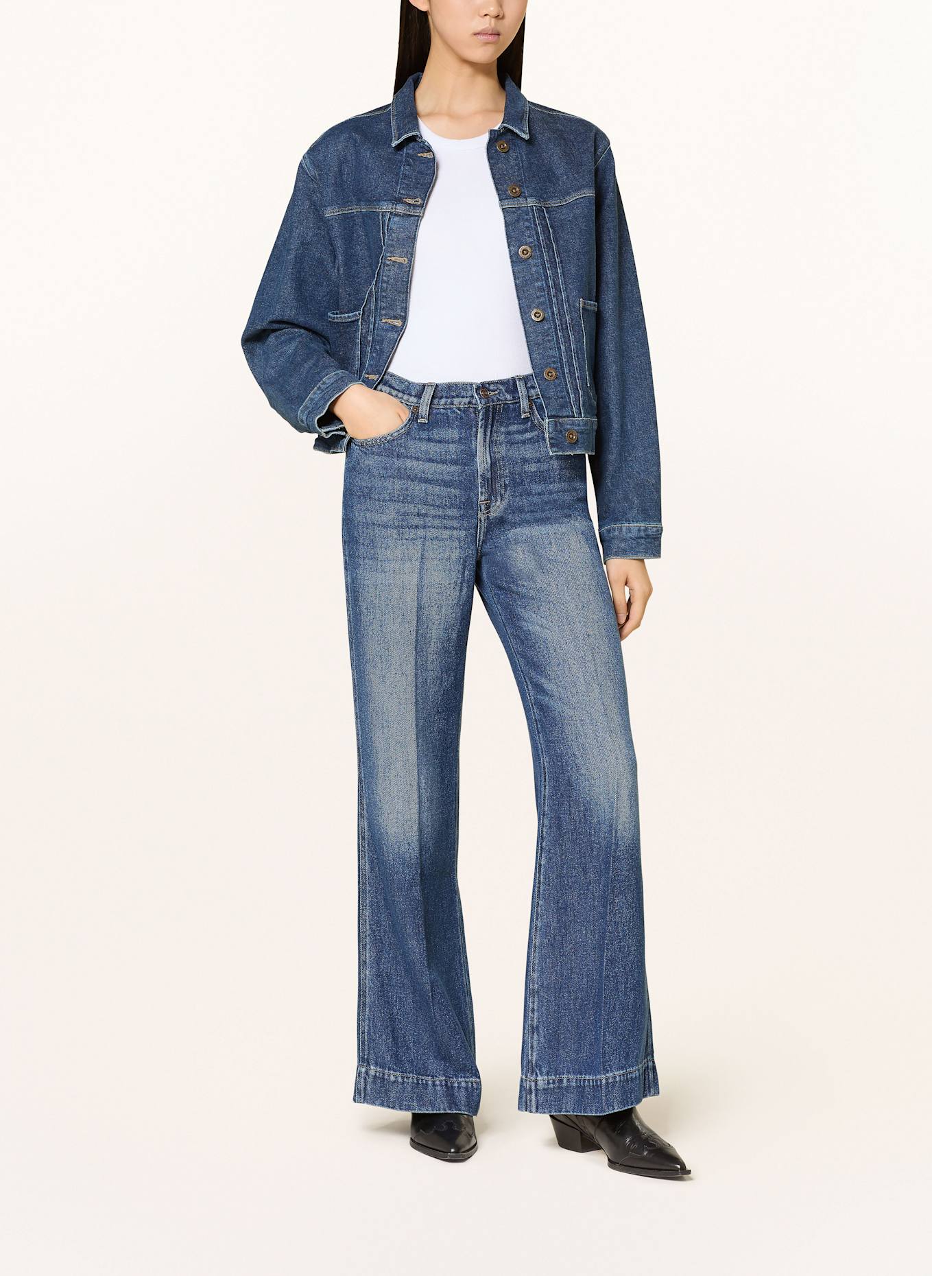 7 for all mankind Flared jeans MODERN DOJO TAILORLESS GO GETTER: aldas de jeans