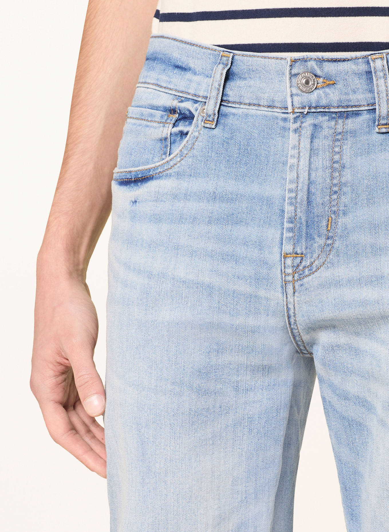 7 for all mankind Jeans SLIMMY Slim Straight Fit, Farbe: LIGHT BLUE (Bild 5)