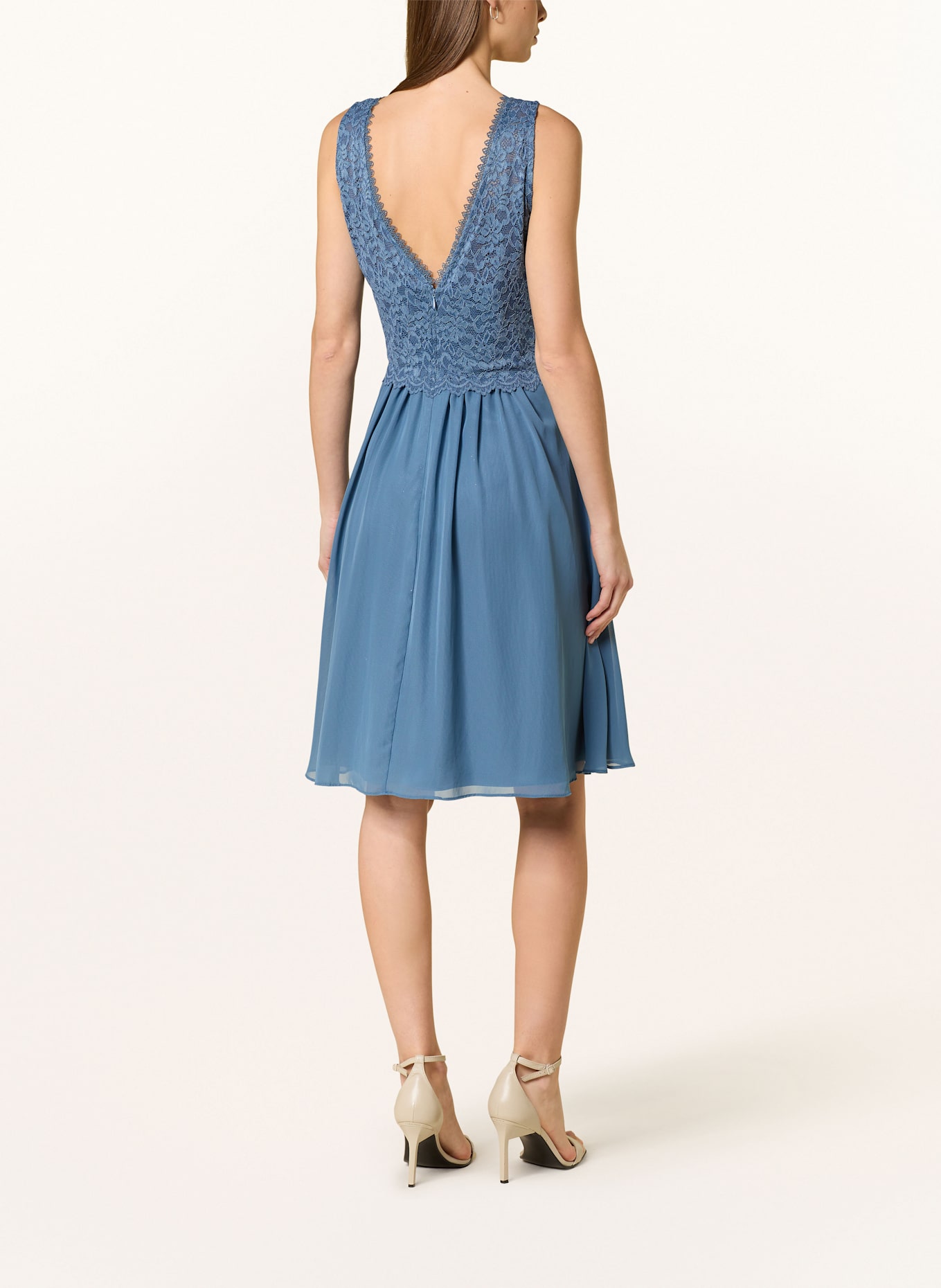 Suddenly Princess Cockteilkleid mit Spitze: BLAUGRAU
