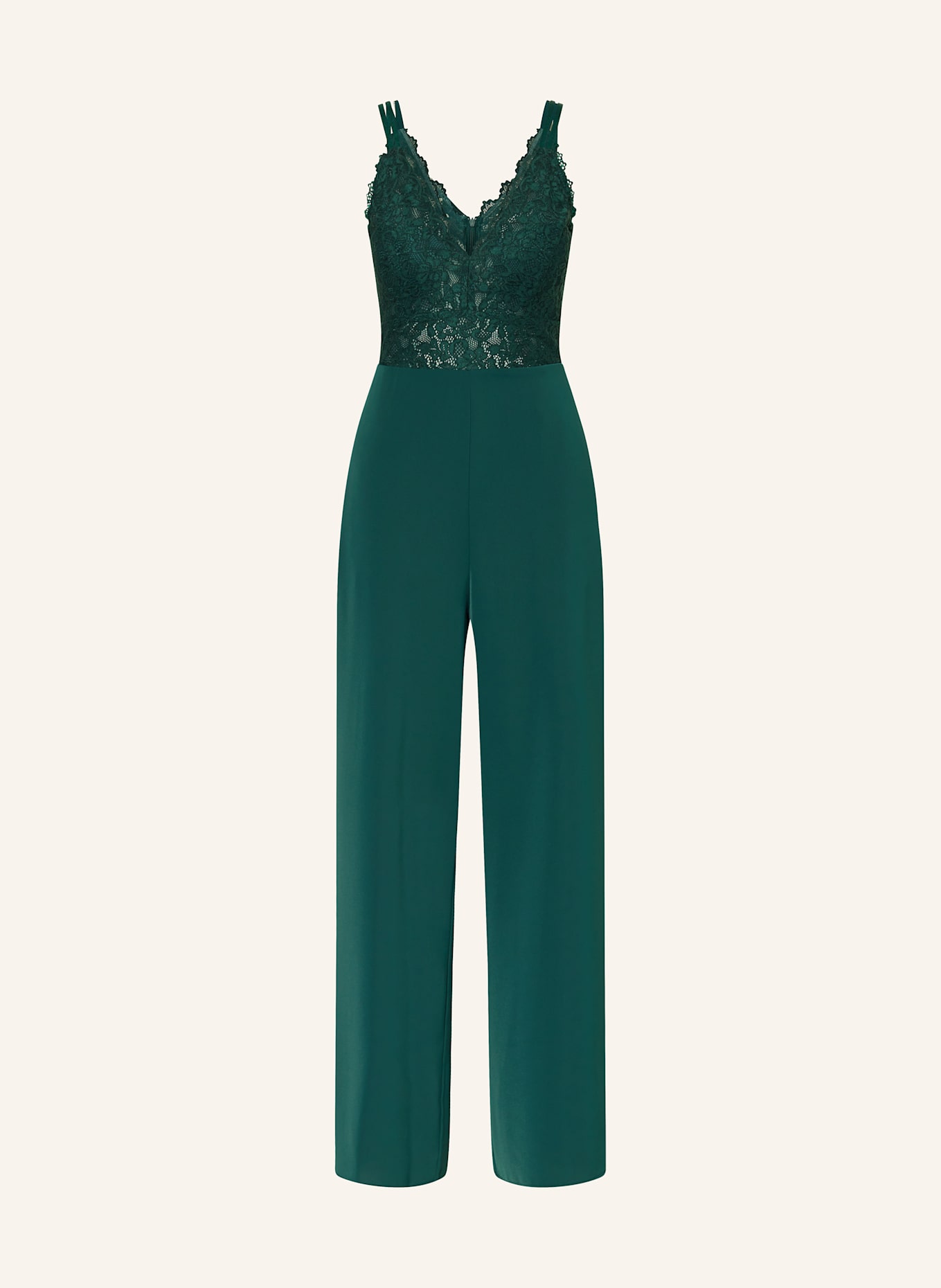 Suddenly Princess Jumpsuit mit Spitze: DUNKELGRÜN