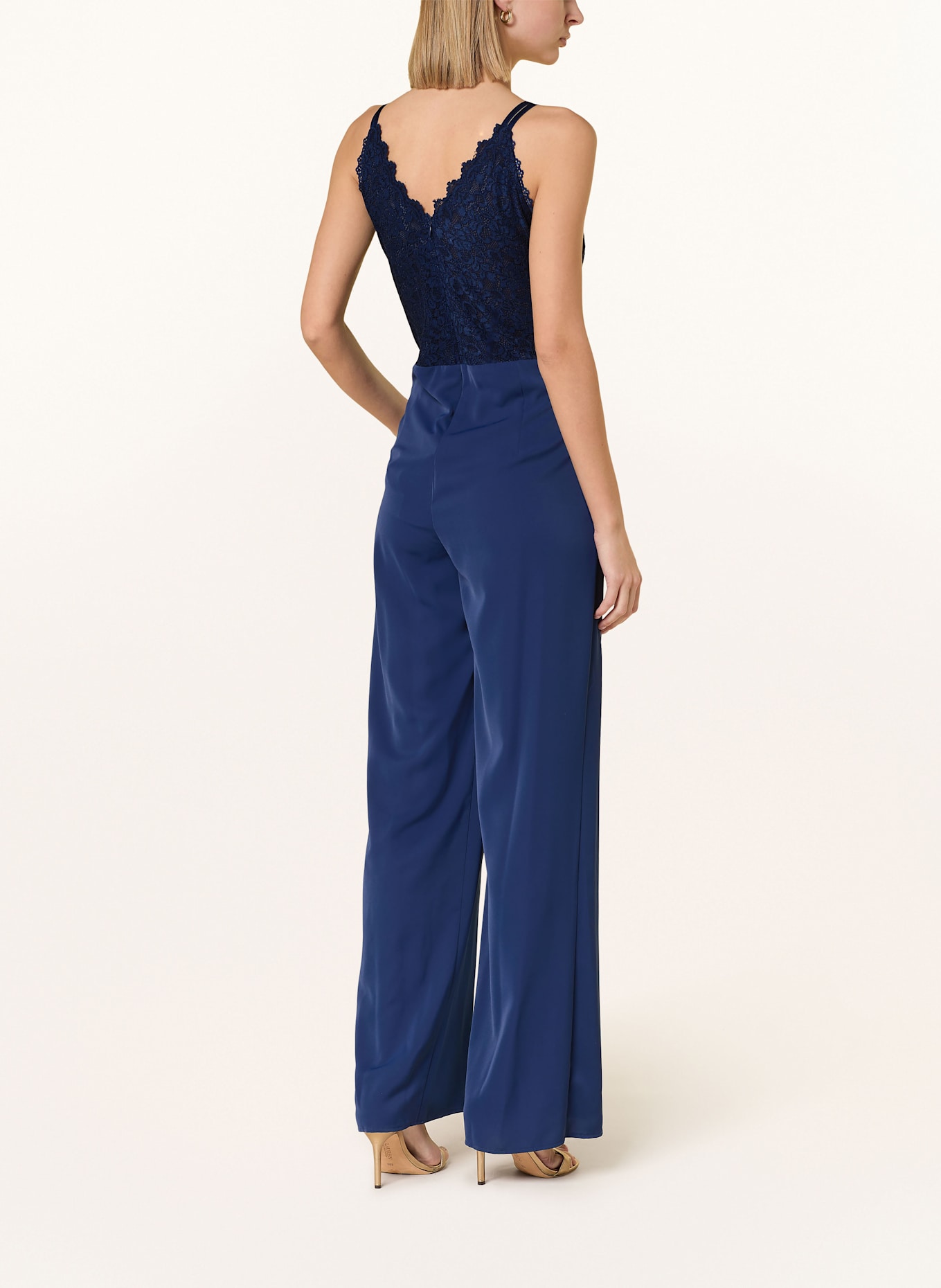 Suddenly Princess Jumpsuit mit Spitze: DUNKELBLAU