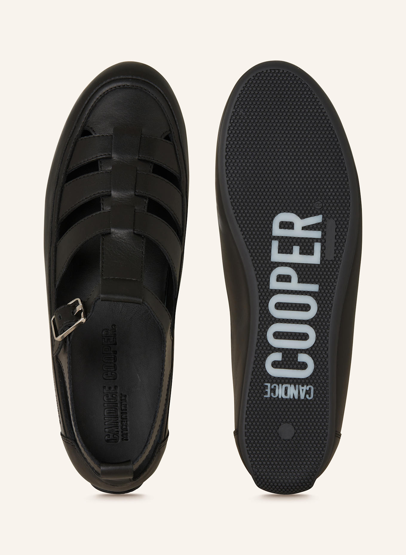 Candice Cooper Sandalen ROCK: SCHWARZ