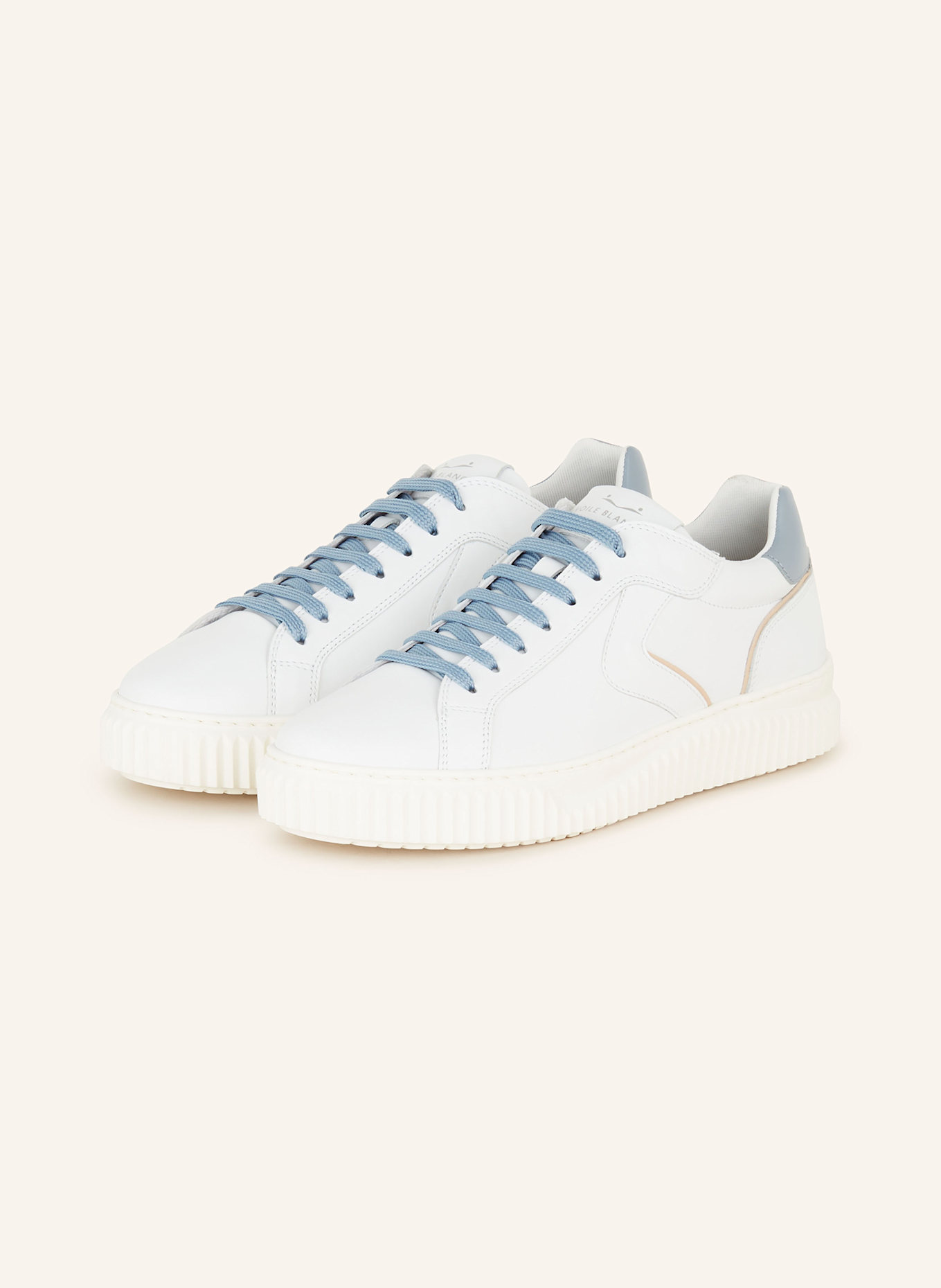 VOILE BLANCHE Sneaker LIPARI: WEISS / BLAU