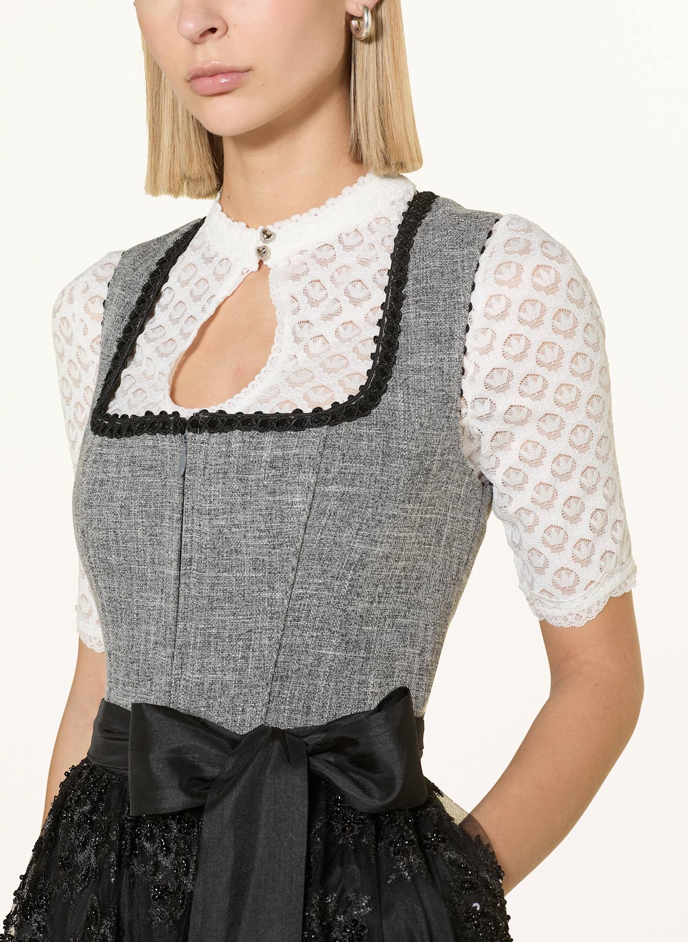 KRÜGER Dirndlbluse FRANJA aus Spitze: ECRU