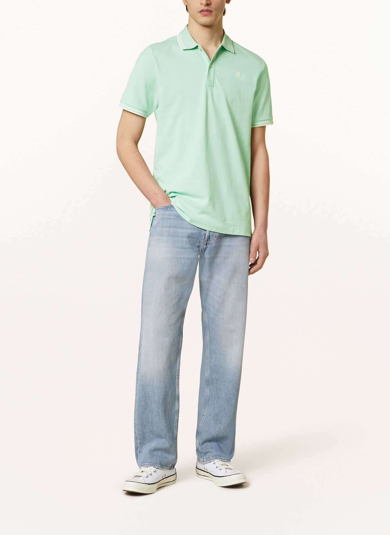 G-Star Piqué-Poloshirt DUNDA: MINT