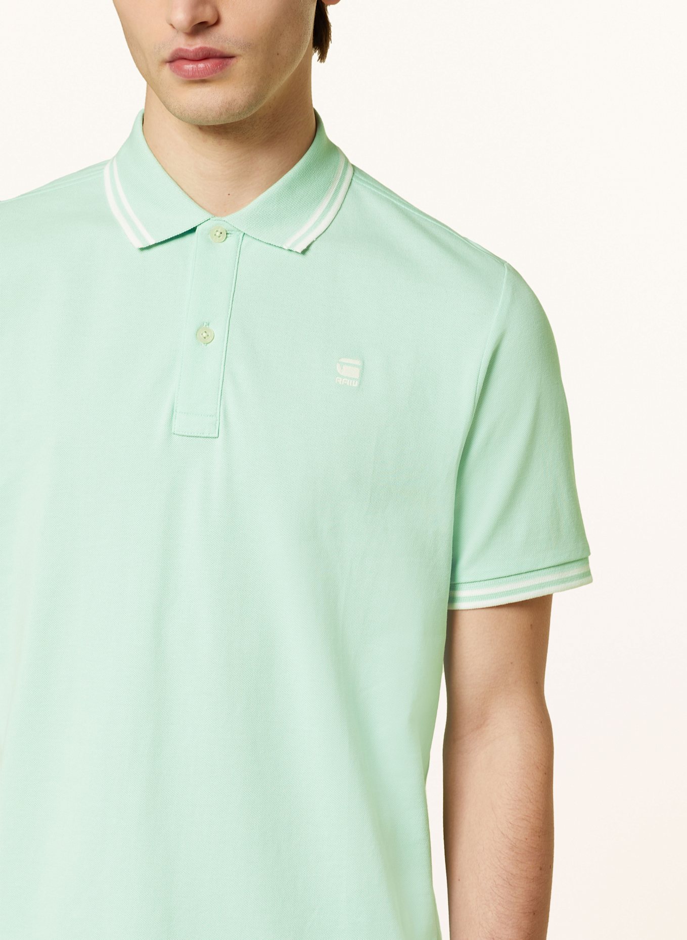 G-Star Piqué-Poloshirt DUNDA: MINT