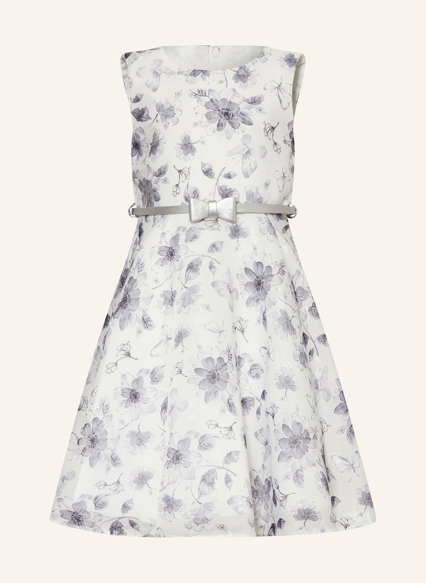 DANAMADE Kleid: WEISS/ GRAU