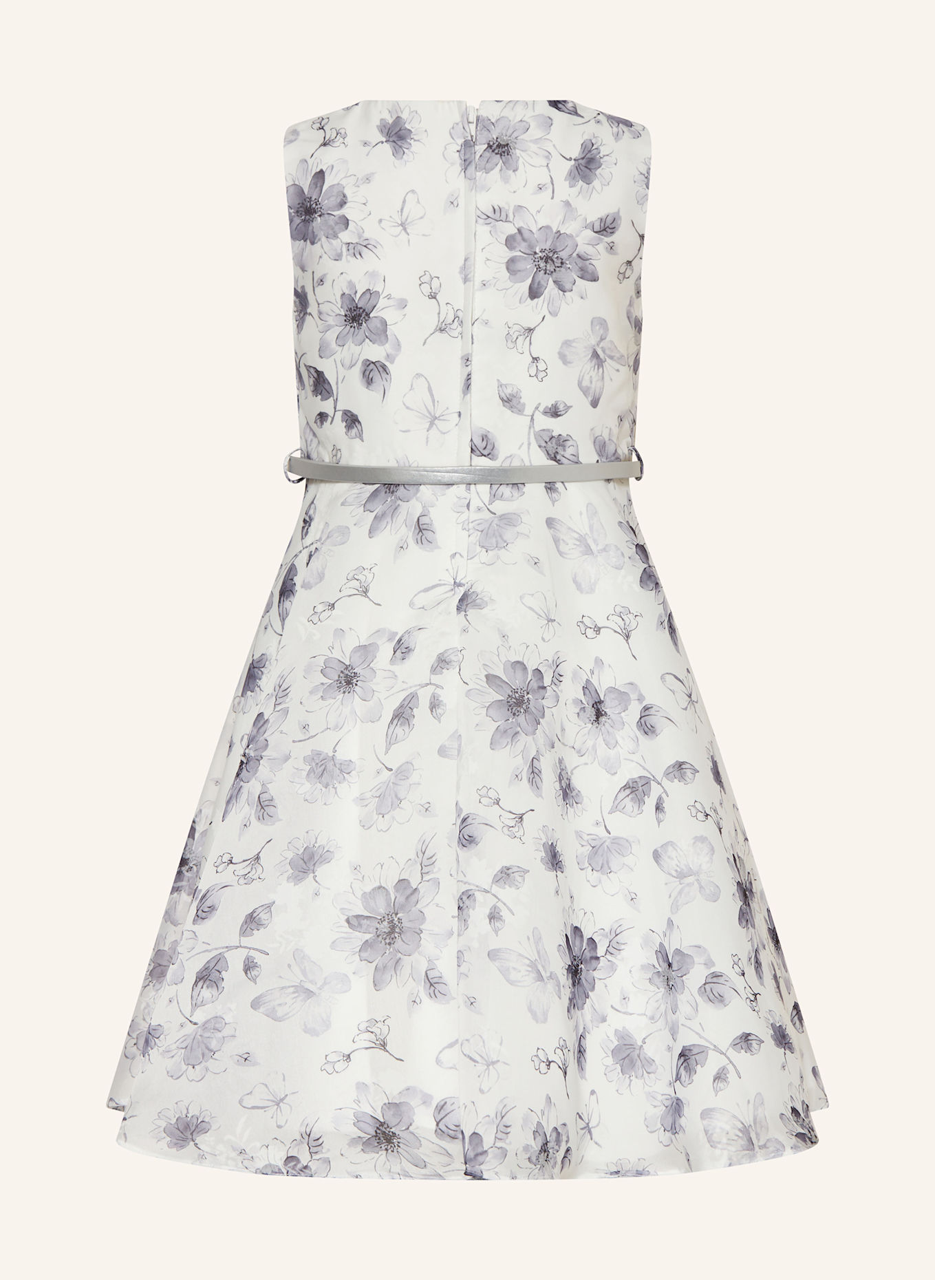 DANAMADE Kleid: WEISS/ GRAU
