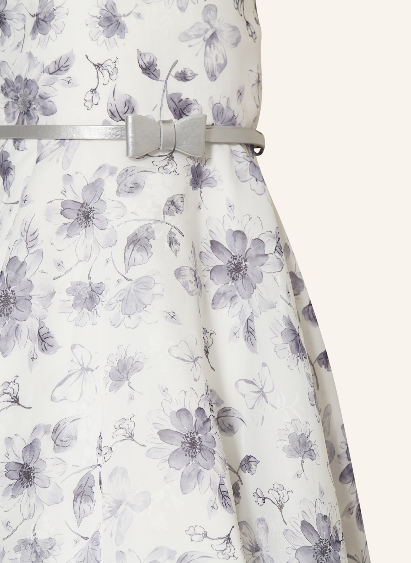 DANAMADE Kleid: WEISS/ GRAU