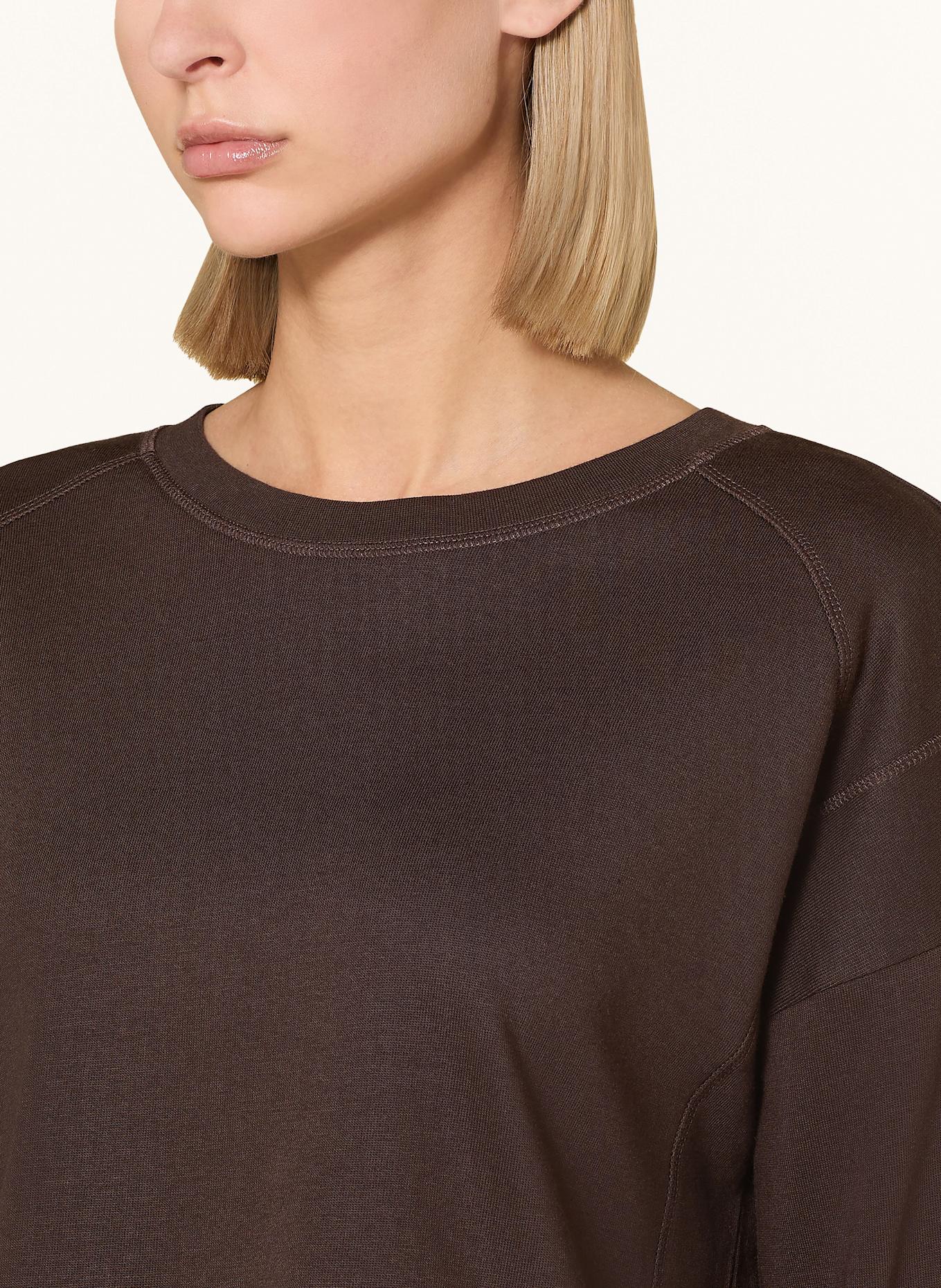 Sweaty Betty Sweatshirt AFTER CLASS, Farbe: DUNKELBRAUN (Bild 5)