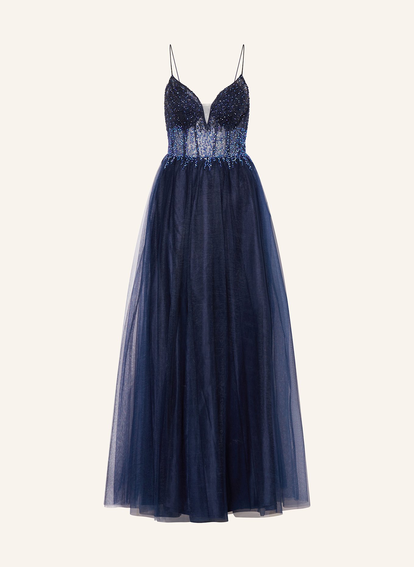 Hey Kyla Sukienka wieczorowa z cekinami: GRANATOWY