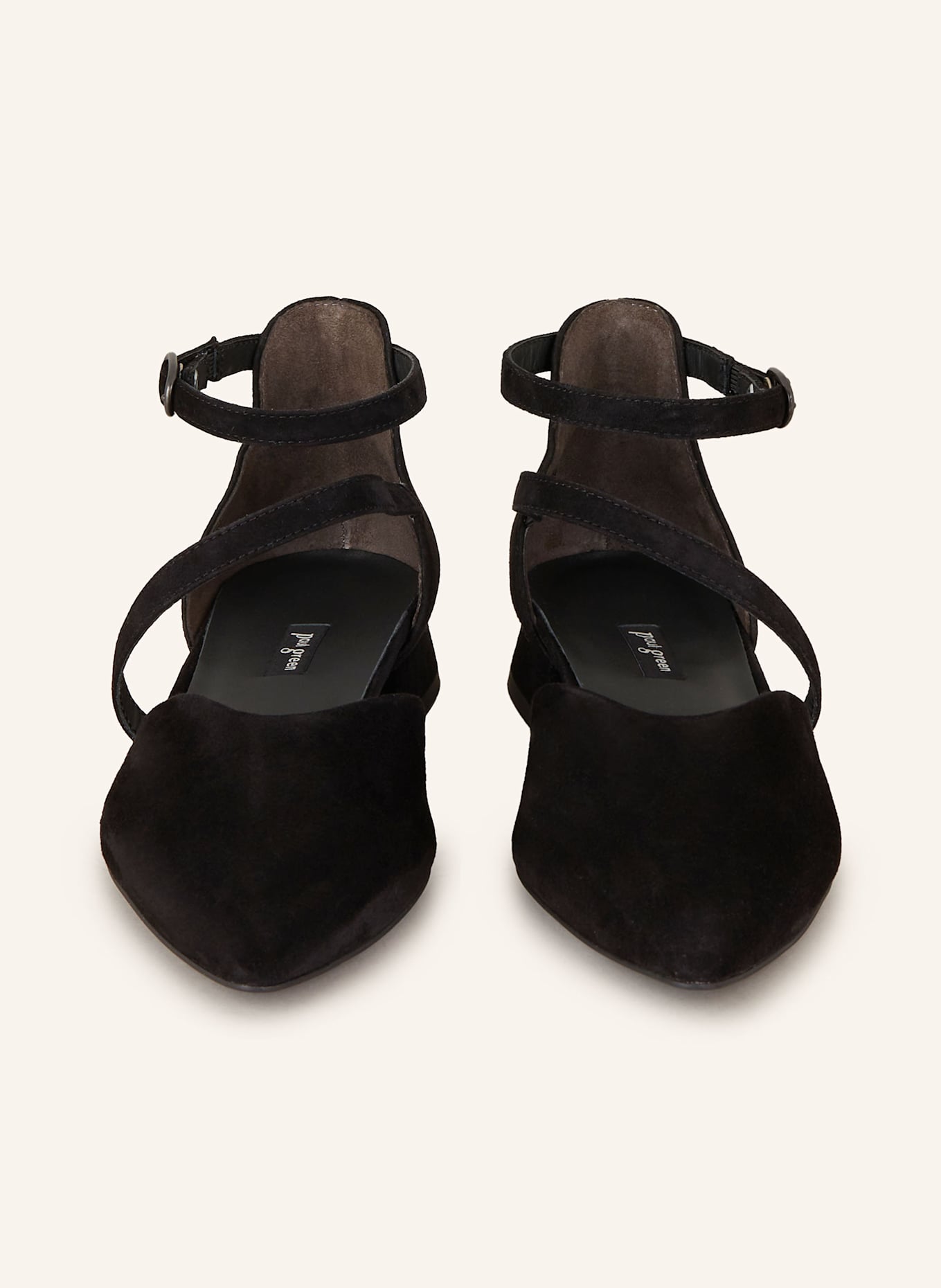 paul green Mary-Jane-Ballerinas: SCHWARZ