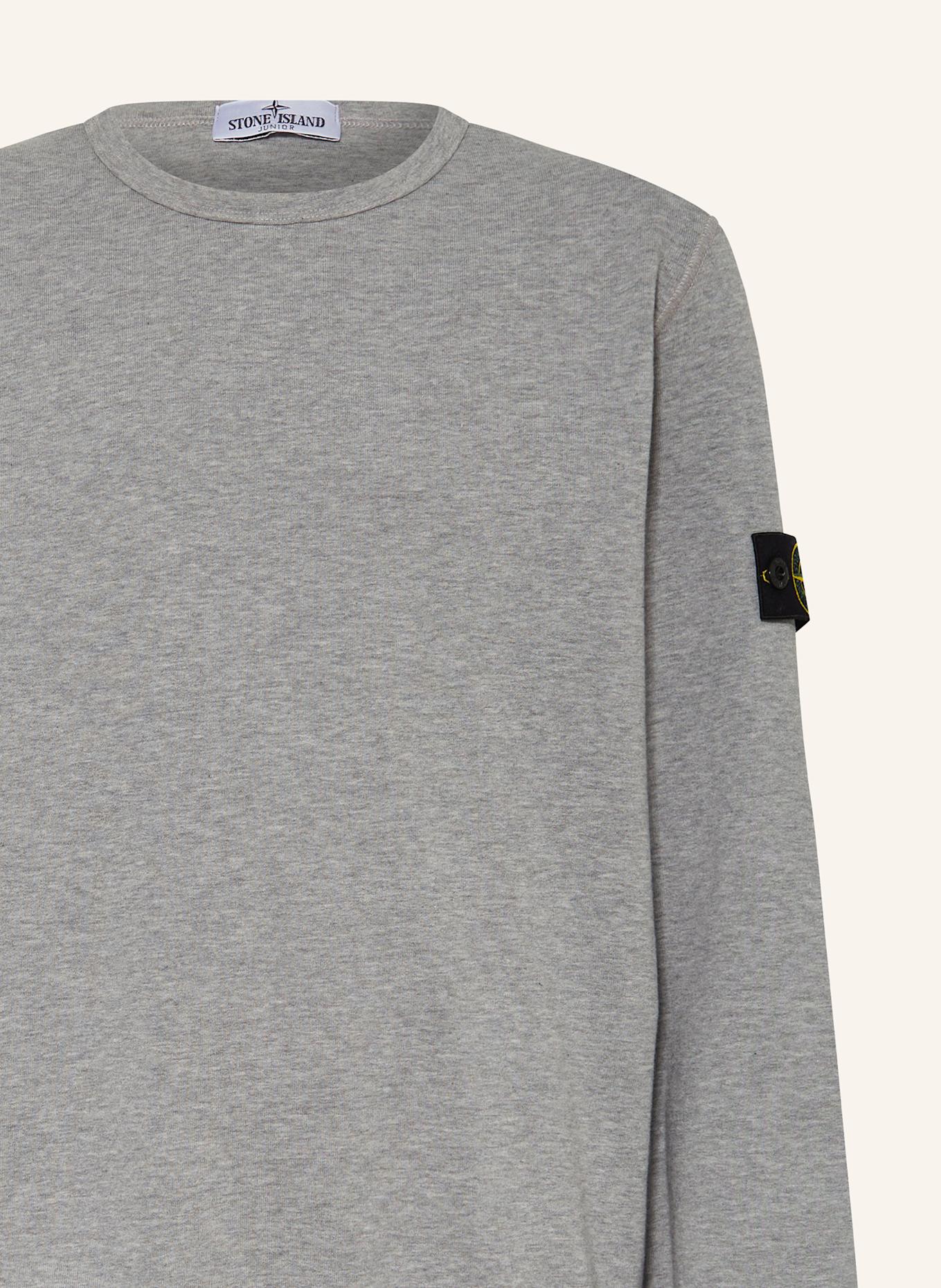 STONE ISLAND JUNIOR Mikina: ŠEDÁ