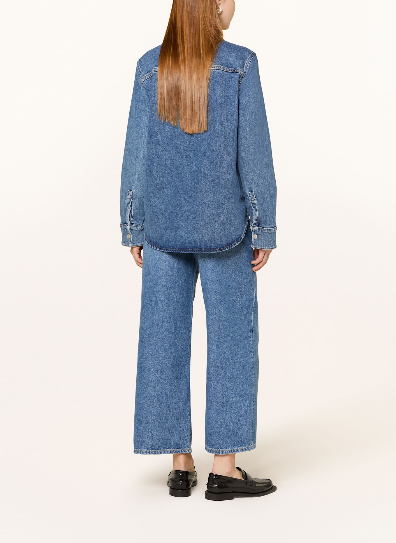 Marc O'Polo Jeansbluse: DUNKELBLAU