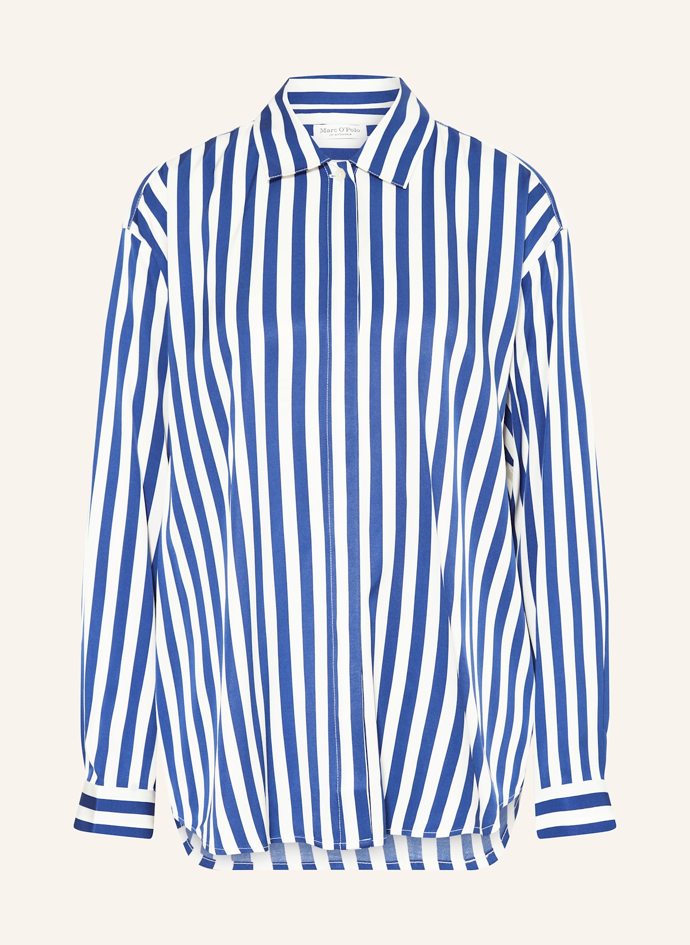 Marc O'Polo Hemdbluse: WEISS / BLAU