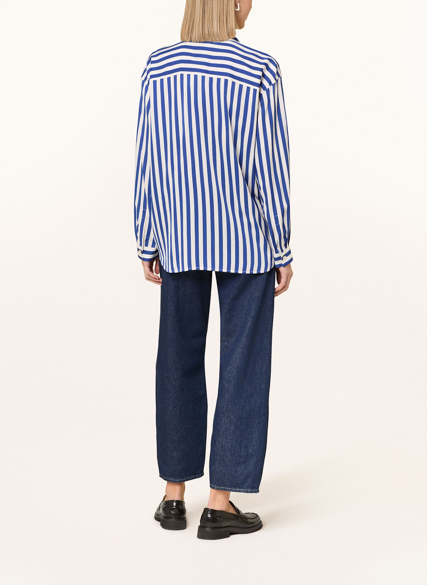 Marc O'Polo Hemdbluse: WEISS / BLAU