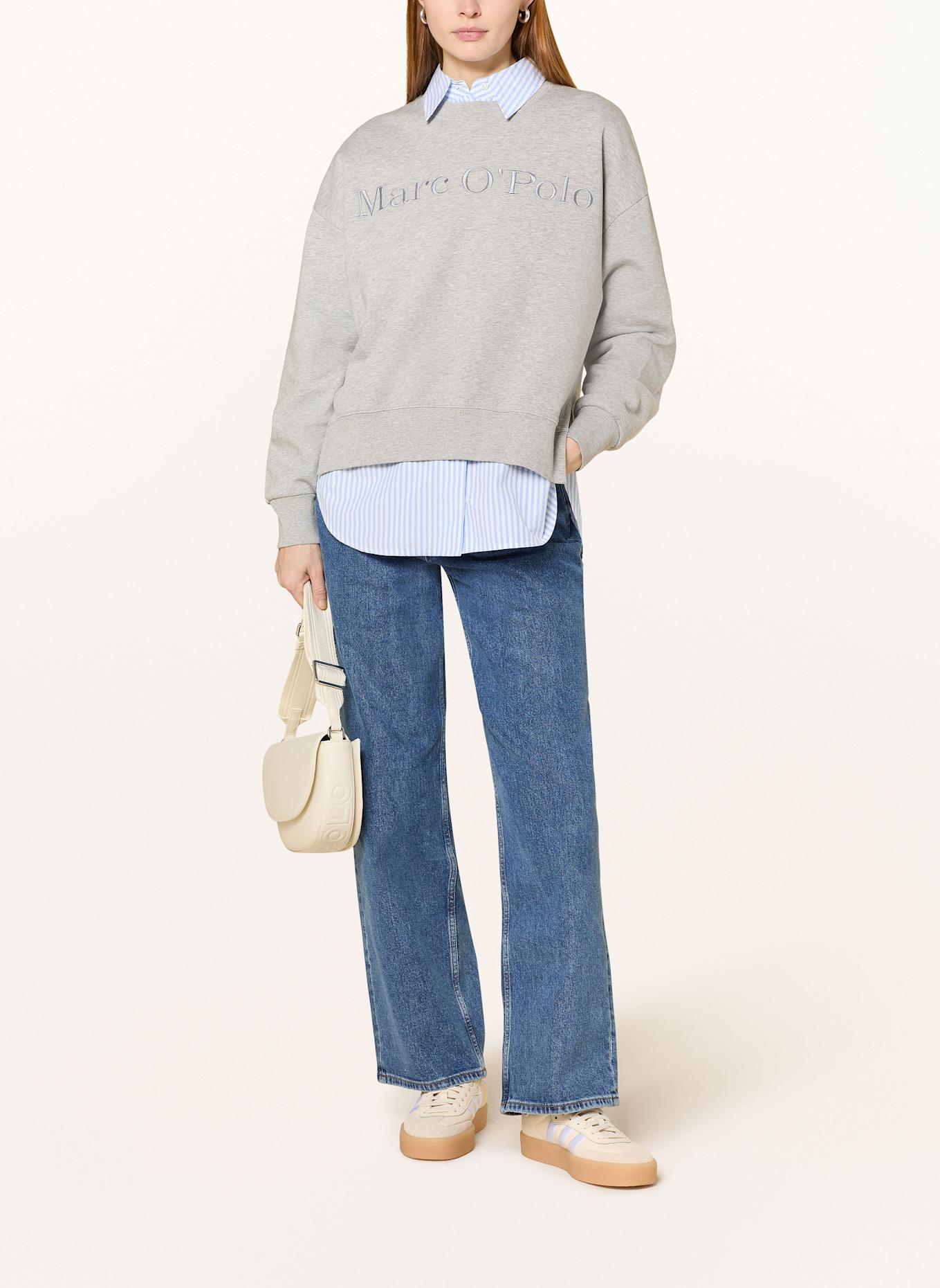 Marc O'Polo Flared Jeans: 017 Deep mid blue wash