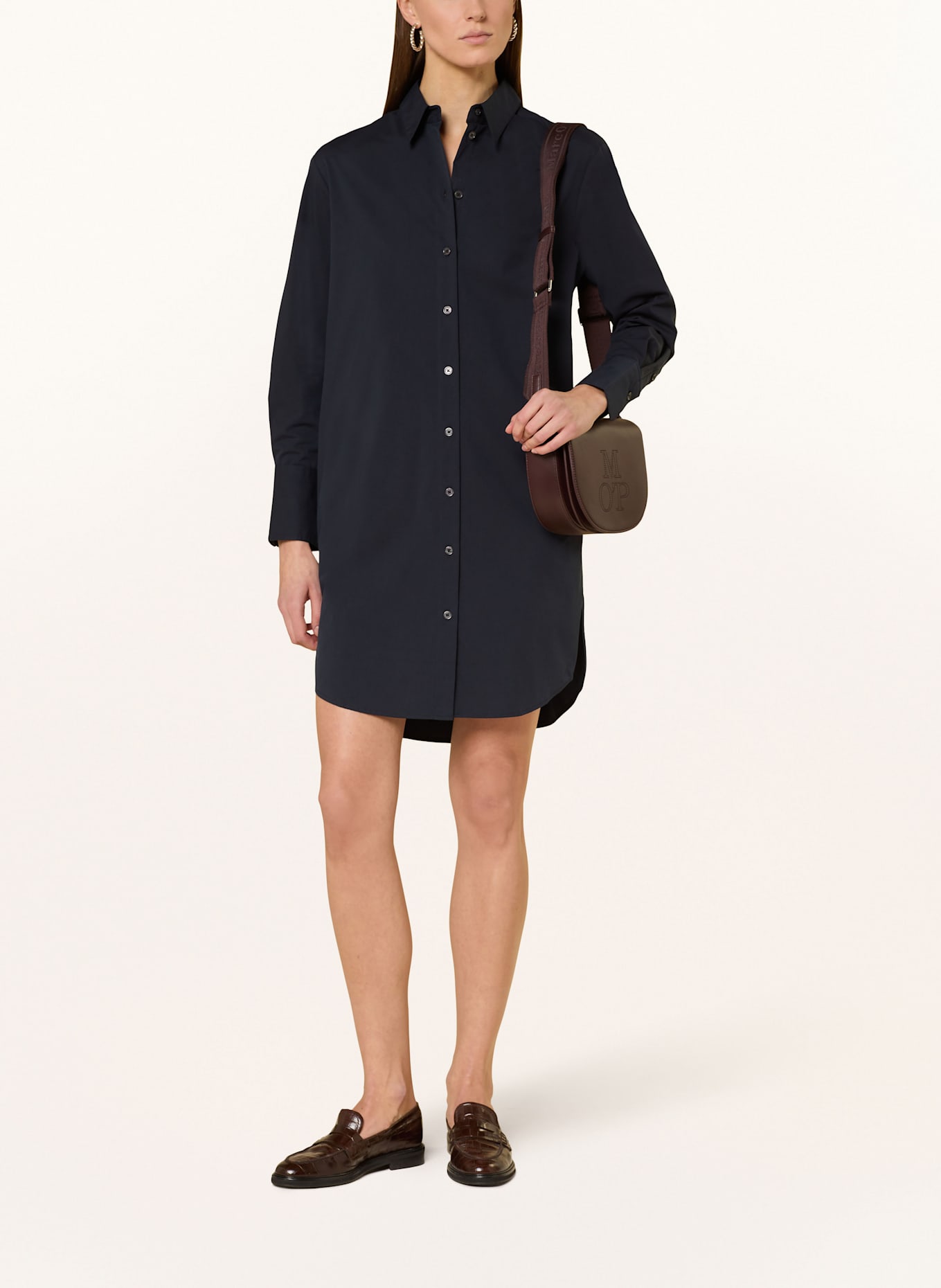 Marc O'Polo Hemdblusenkleid: DUNKELBLAU